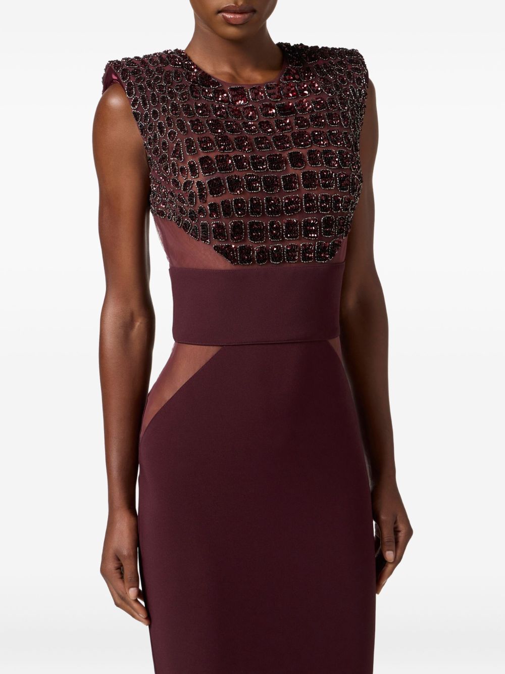 Abito Midi con Paillettes AB83457E2 EA4 ELISABETTA FRANCHI 