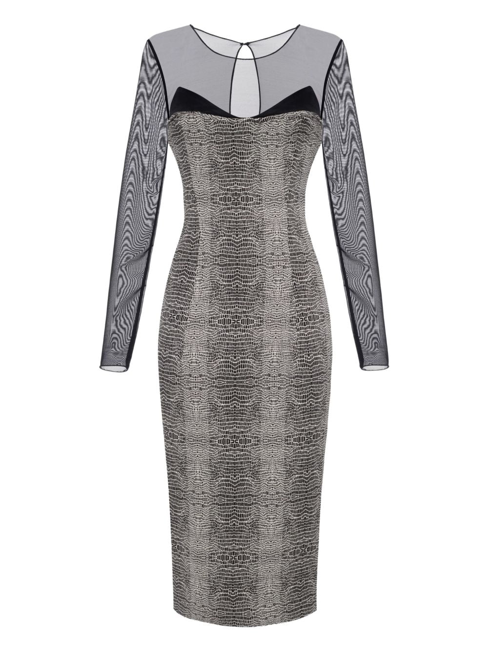 Abito Midi con Stampa AB87657E2 110 ELISABETTA FRANCHI 