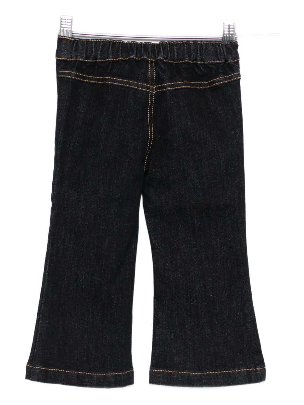 Jeans blu scuro con decorazione EGPA089DS004 4000 ELISABETTA FRANCHI KIDS 