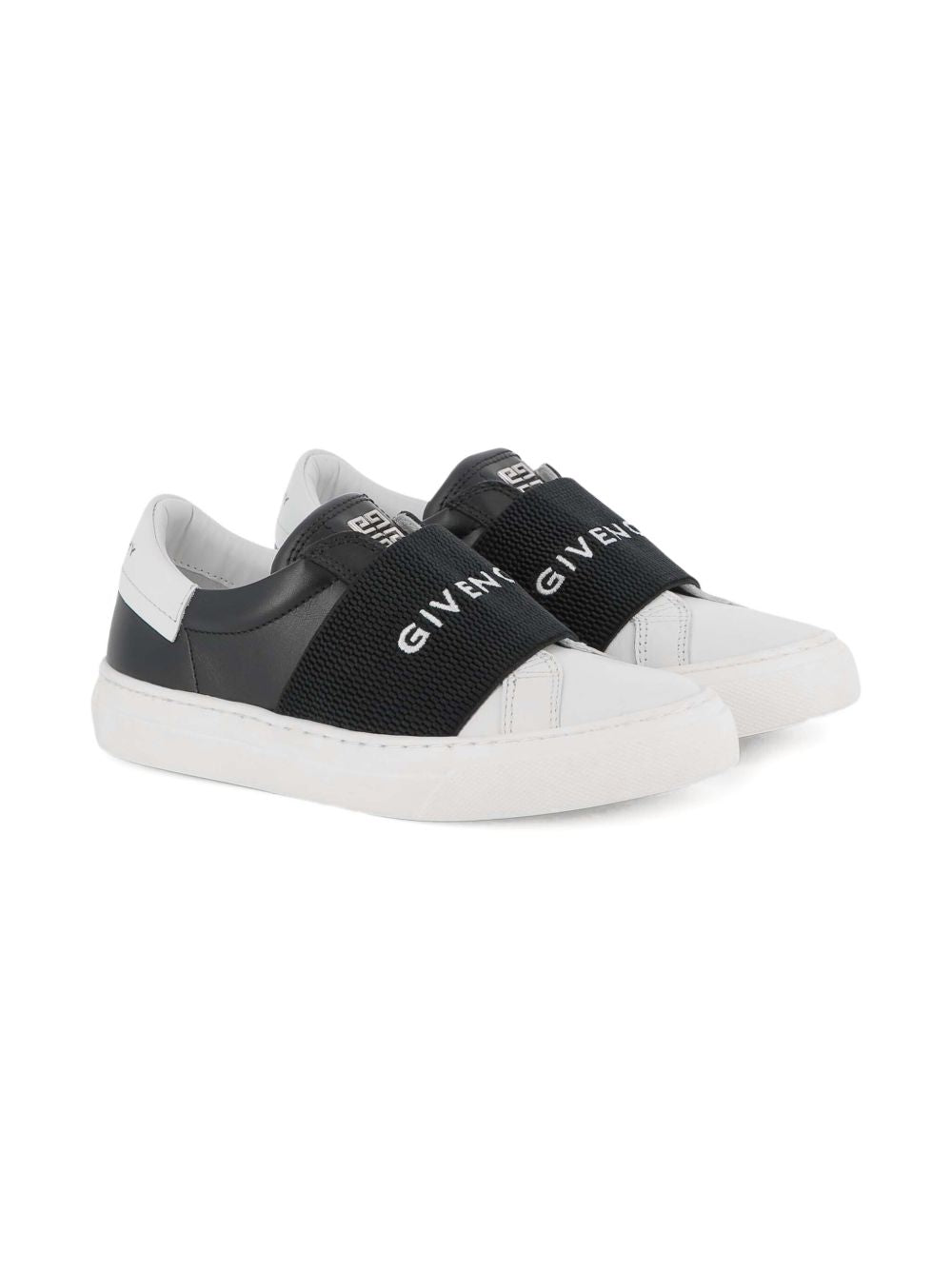 Sneakers Senza Lacci con Inserti a Contrasto H30910 09B GIVENCHY KIDS 