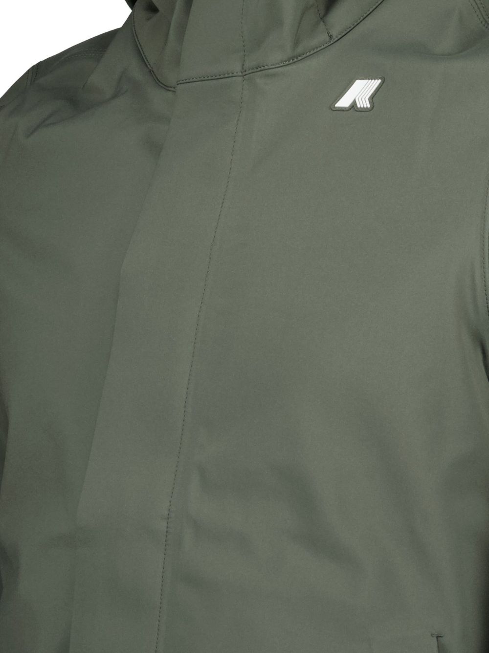 Parka Thomas verde militare con cappuccio K7126WW AF0 K-WAY 