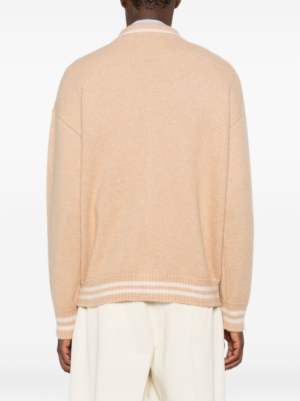 Bomber cammello in cashmere F5LAMAKJ019 178 LANEUS 