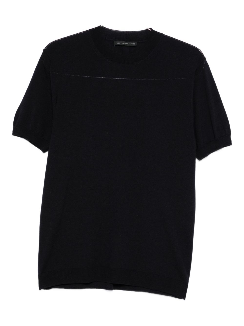 T-shirt Blu a Maniche Corte Girocollo L1MFW25266726 E044 LOW BRAND 