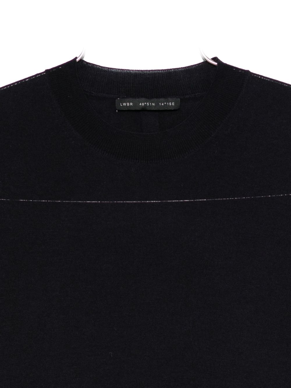 T-shirt Blu a Maniche Corte Girocollo L1MFW25266726 E044 LOW BRAND 