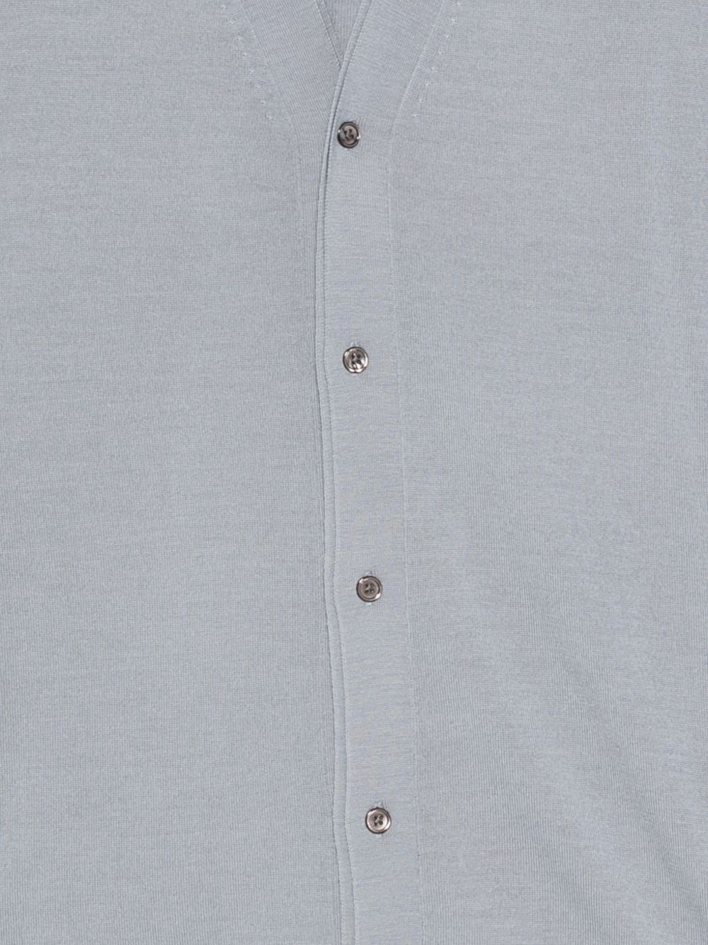 Cardigan celeste in maglia fine con scollo a V L1MFW25266729 E048 LOW BRAND 
