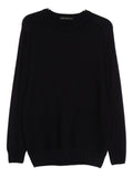Maglione girocollo blu