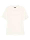 T-shirt con lettering bianca