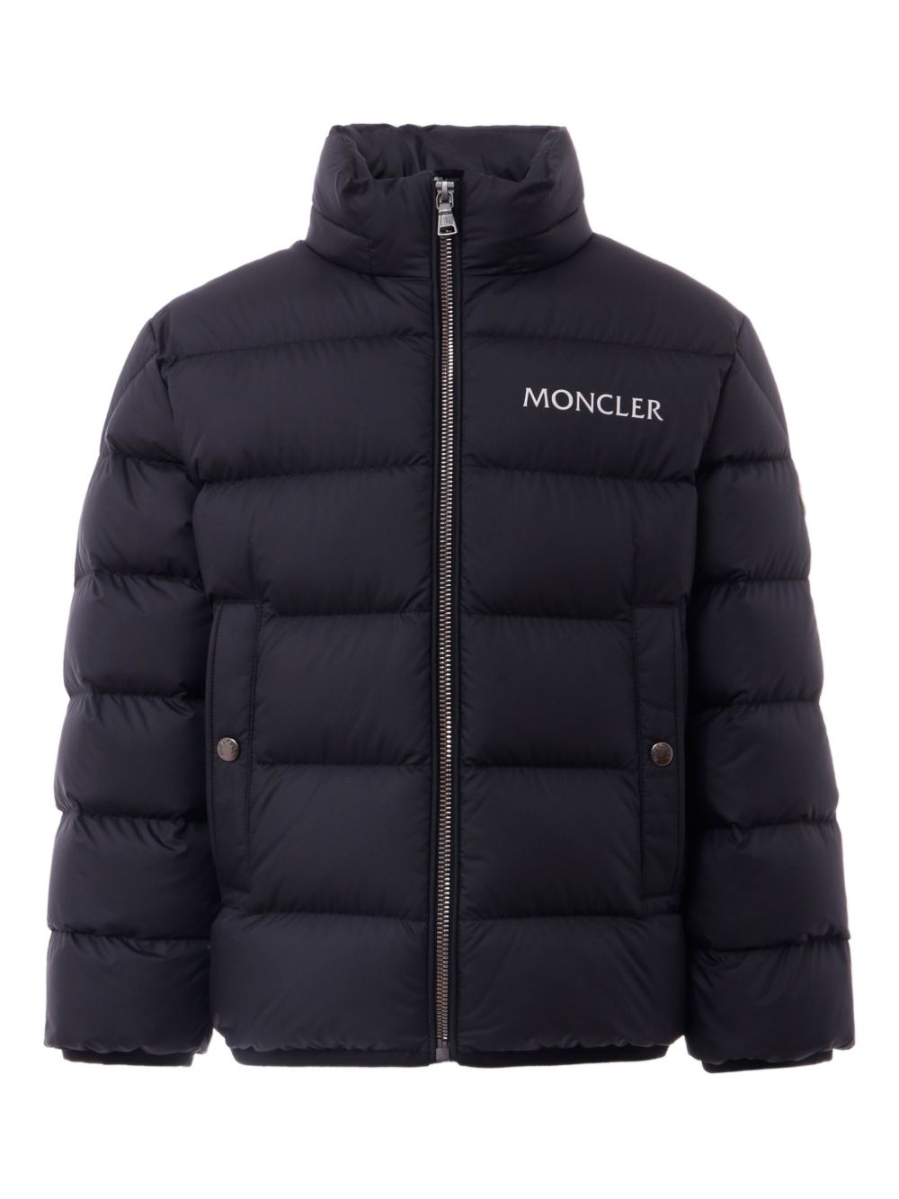 Piumino Imbottito in Poliestere con Cappuccio Estraibile K29541A00026597X2 999 MONCLER KIDS 