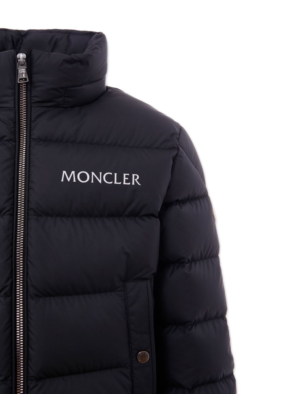 Piumino Imbottito in Poliestere con Cappuccio Estraibile K29541A00026597X2 999 MONCLER KIDS 