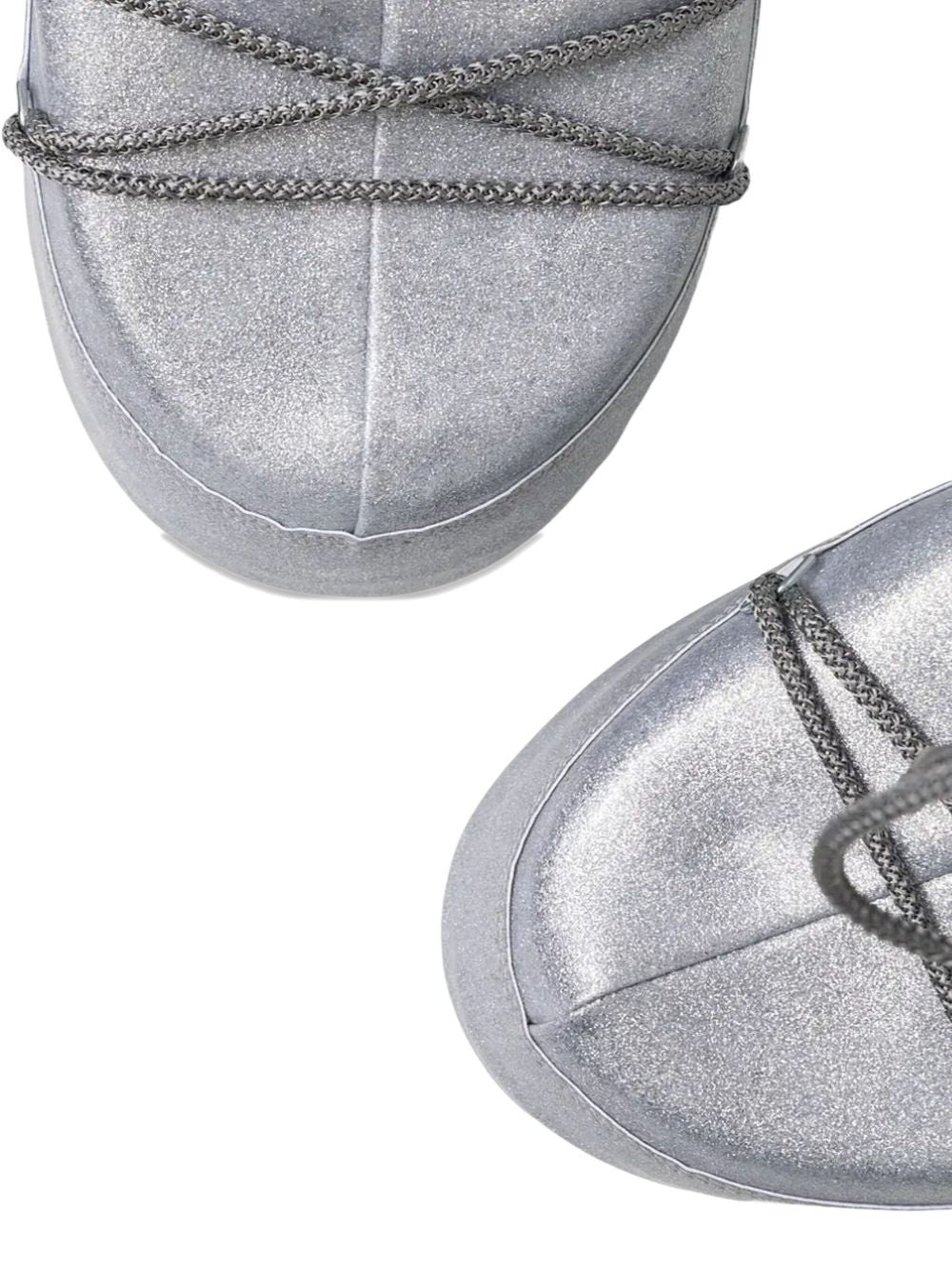 Stivali argento glitter allacciati 80D1402850 H001 MOON BOOT 