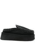 Black Eskimo Bold Slippers