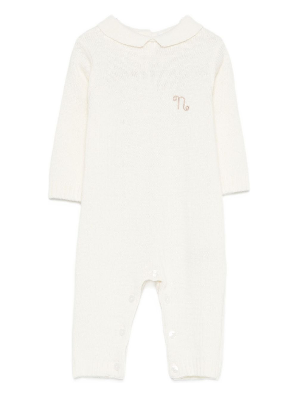 Tutina con ricamo CON0450 BIANCO NANAN KIDS 
