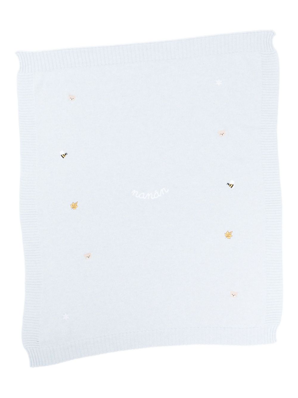 Coperta azzurra con ricamo I25012 AZZURRO NANAN KIDS 
