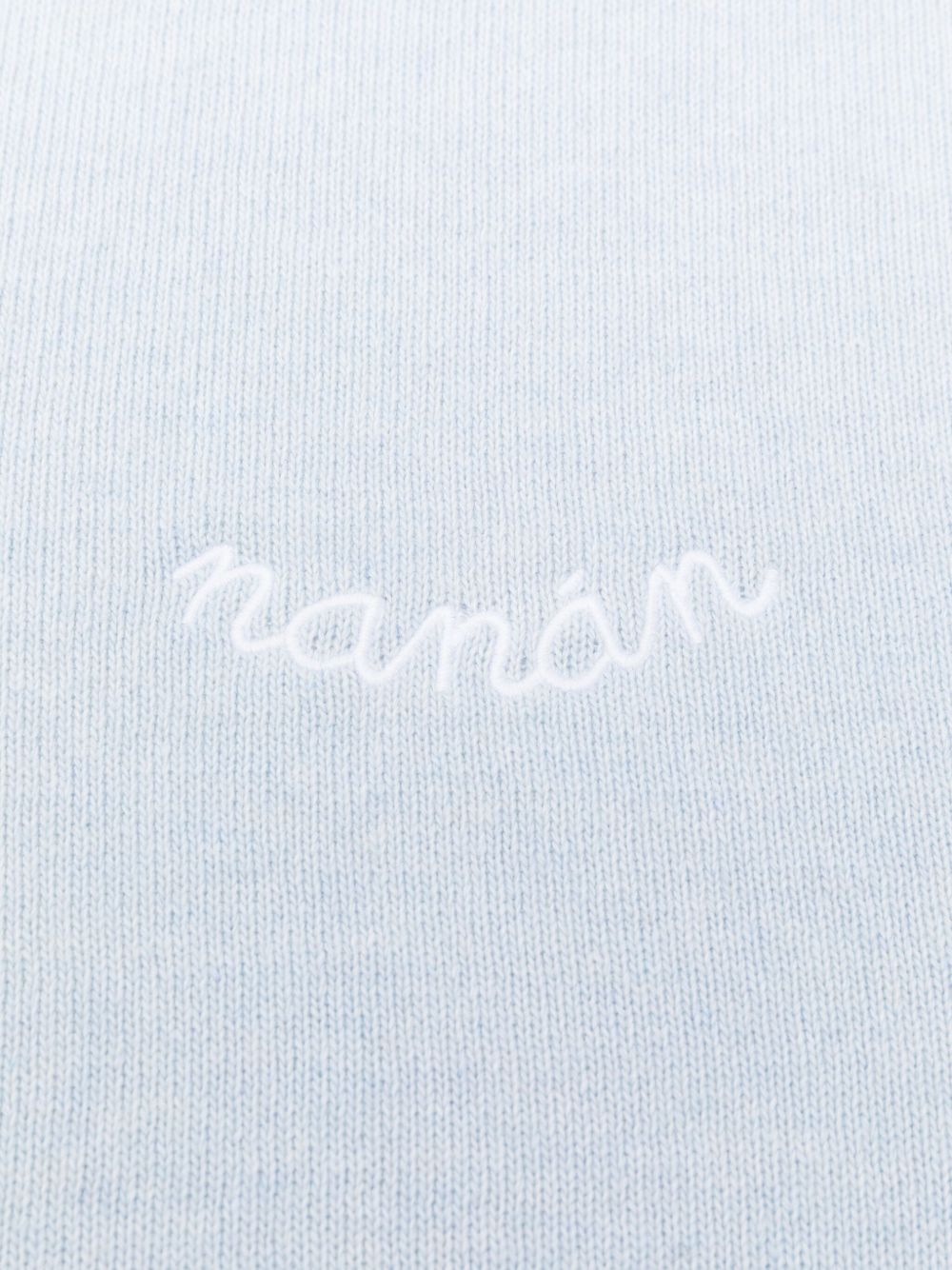 Coperta azzurra con ricamo I25012 AZZURRO NANAN KIDS 