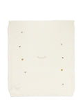 Off-White Baby Blanket with Embroidered Logo