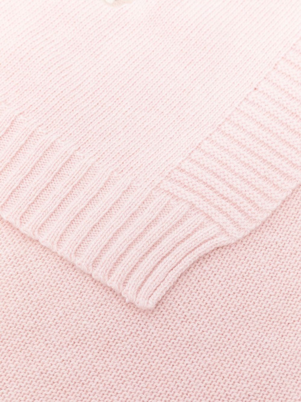 Sciarpa rosa chiaro con logo ricamato I25026 ROSA NANAN KIDS 
