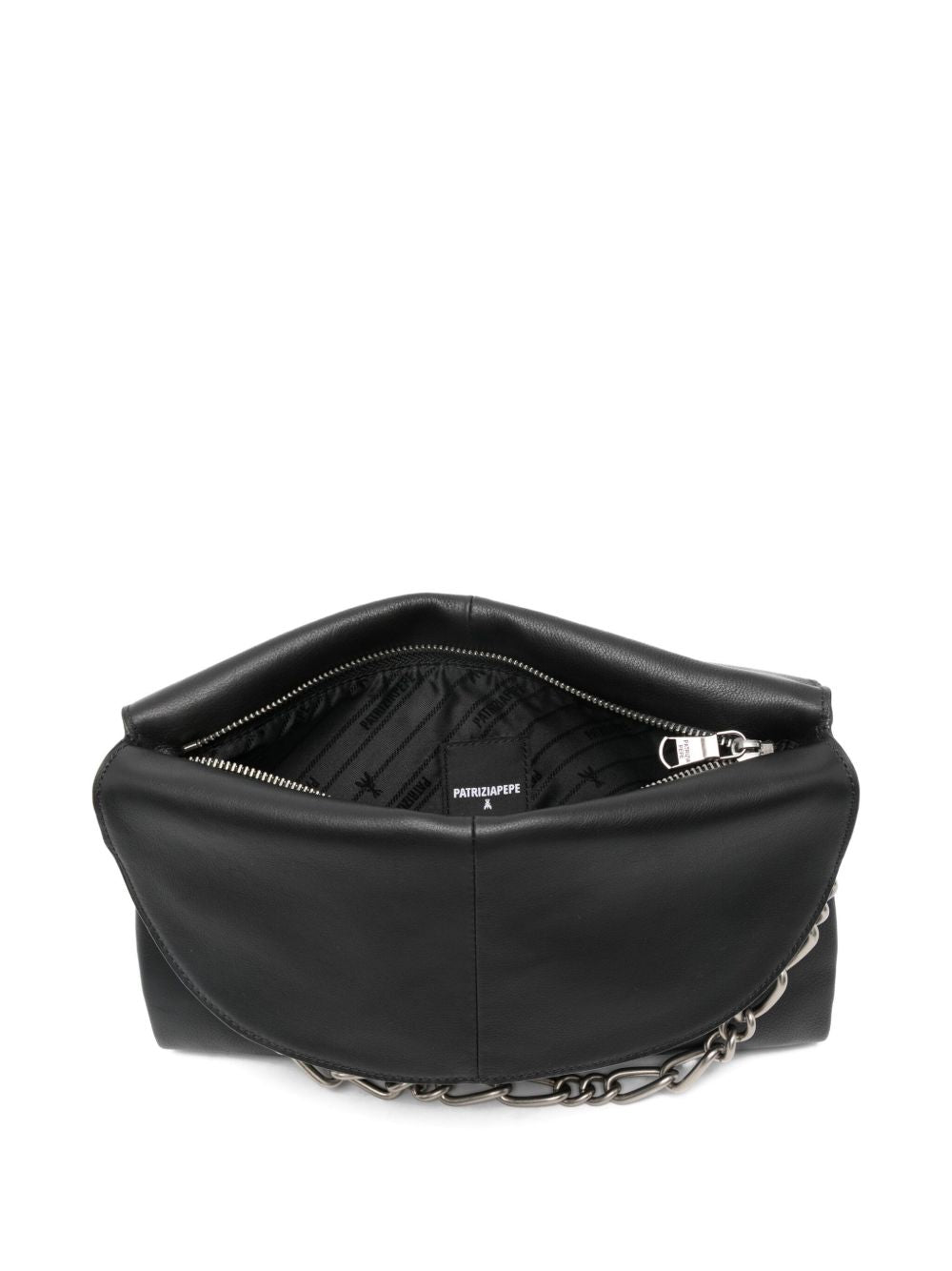 Borsa nera con tracolla a catena 2B0152L162 K103 PATRIZIA PEPE 