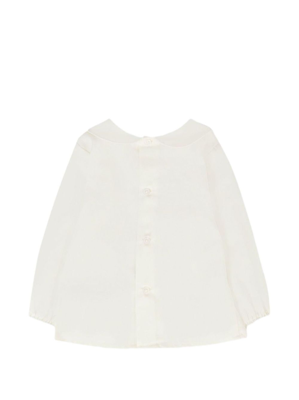 Abito panna con fiocco e colletto Peter Pan 104152841 60T2020 PAZ RODRIGUEZ KIDS 
