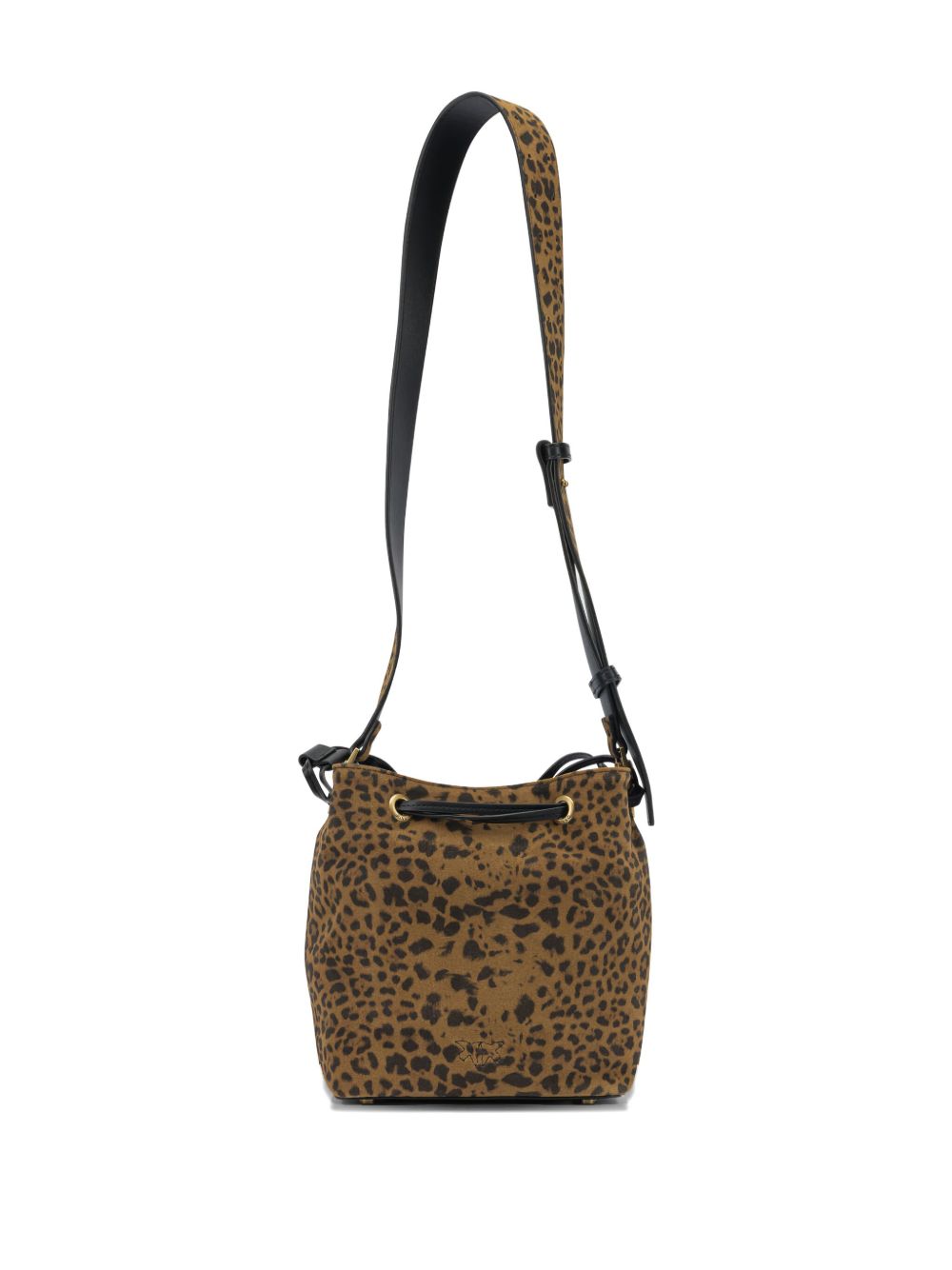 Borsa a spalla con stampa leopardata 104303A32A M35Q PINKO 