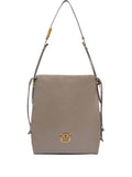 Borsa tote in pelle con fibbia Love Birds