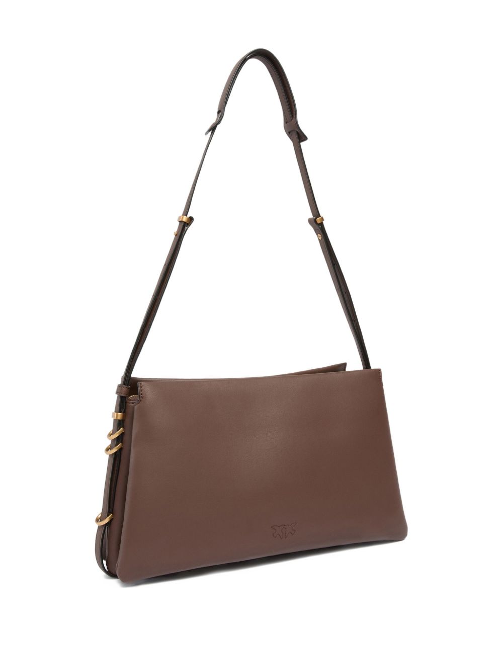 Borsa a spalla in pelle con fibbia Love Birds 105161A0QO L74Q PINKO 