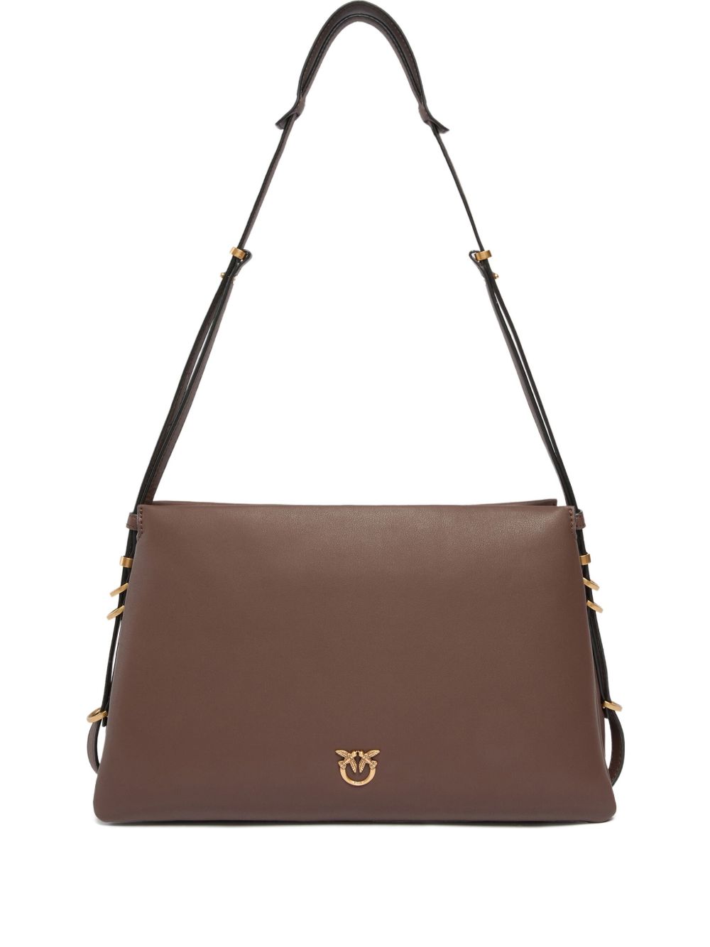 Borsa a spalla in pelle con fibbia Love Birds 105161A0QO L74Q PINKO 