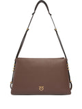 Borsa a spalla in pelle con fibbia Love Birds