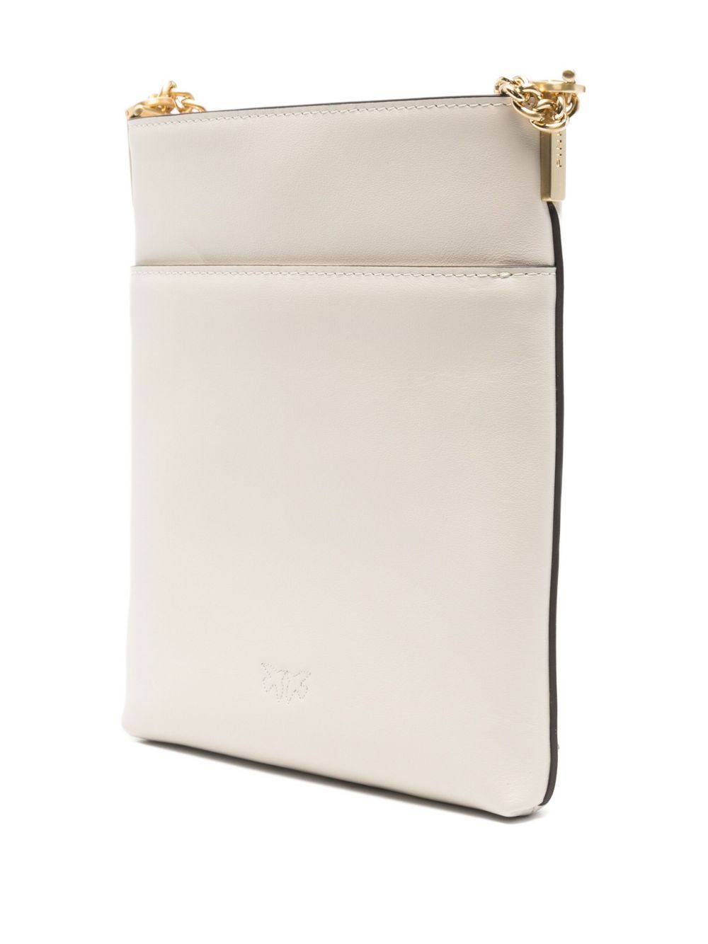 Borsa a spalla con logo e tracolla a catena 105352A0QO Z14V PINKO 