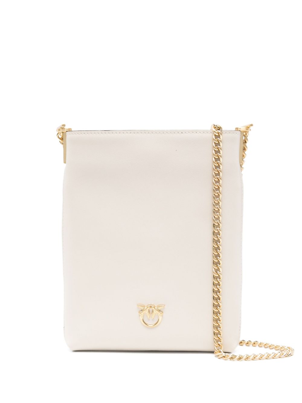 Borsa a spalla con logo e tracolla a catena 105352A0QO Z14V PINKO 