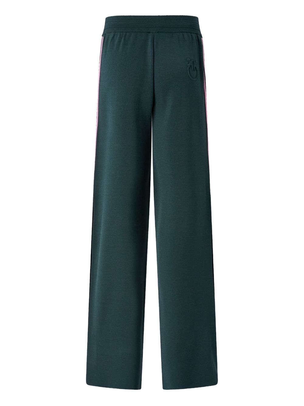 Pantaloni verdi con righe laterali 105394A2FQ X77 PINKO 