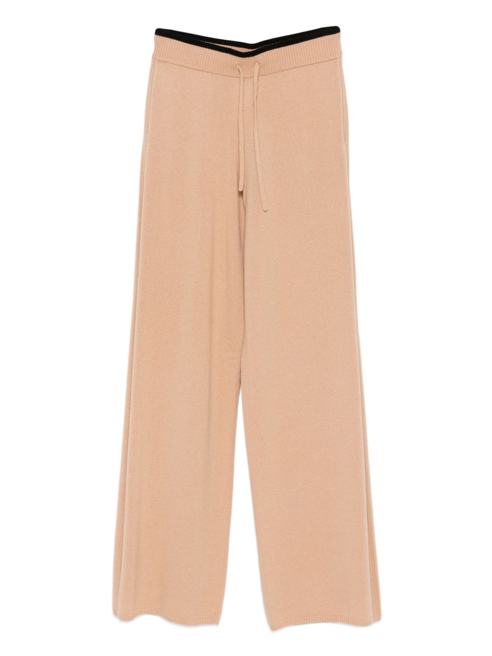 Pantaloni beige in maglia 105490A2Q9 C65 PINKO 