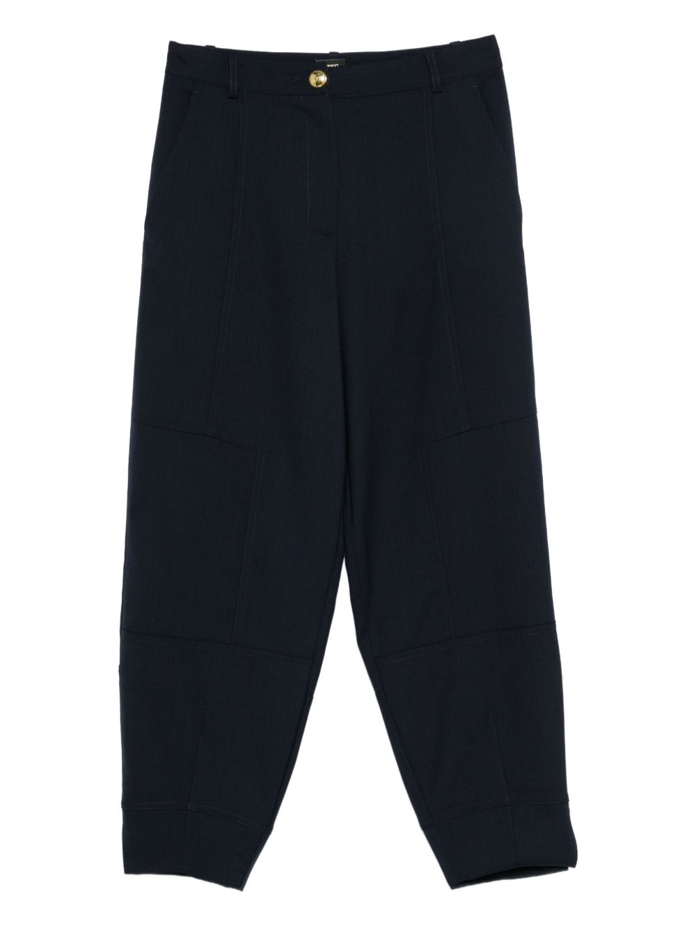 Pantaloni con inserti in tessuto 105533A2SN G02 PINKO 