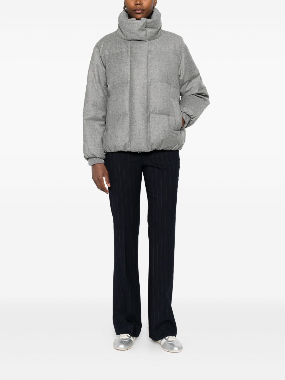 Pantaloni a righe in blu navy 105671A2QY EZ1 PINKO 