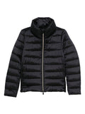 Quilted jacket with high collar