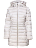 Padded coat with hood