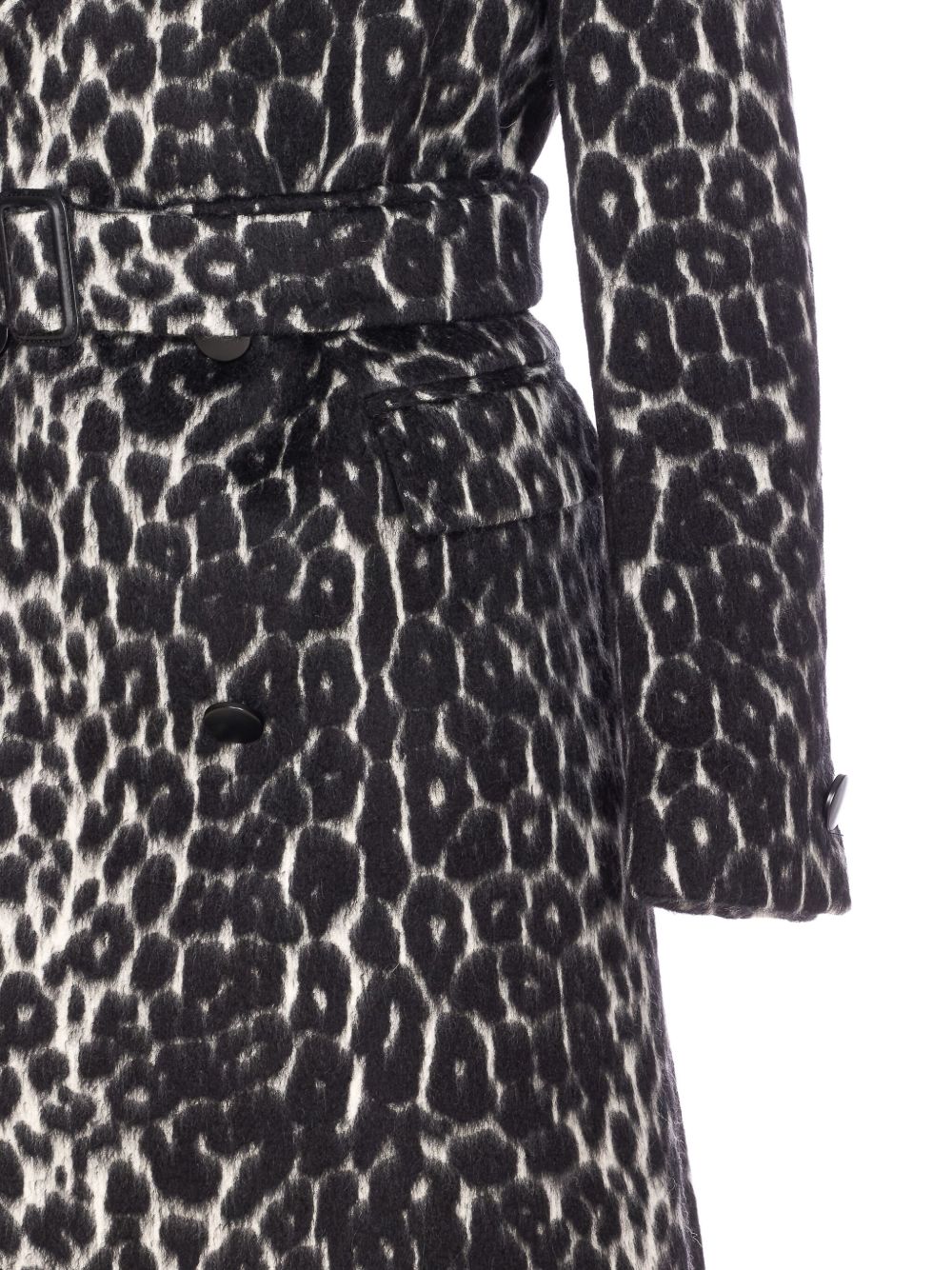 Cappotto Doppiopetto con Stampa Leopardata JOLECC290010N1057 2111 TAGLIATORE 