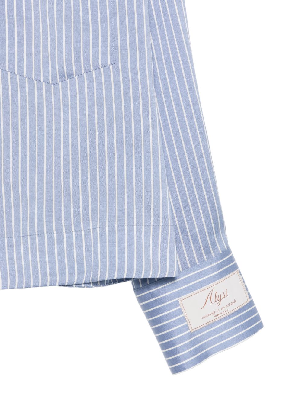 Camicia in Seta Azzurro 166202A6002 AZ ALYSI 