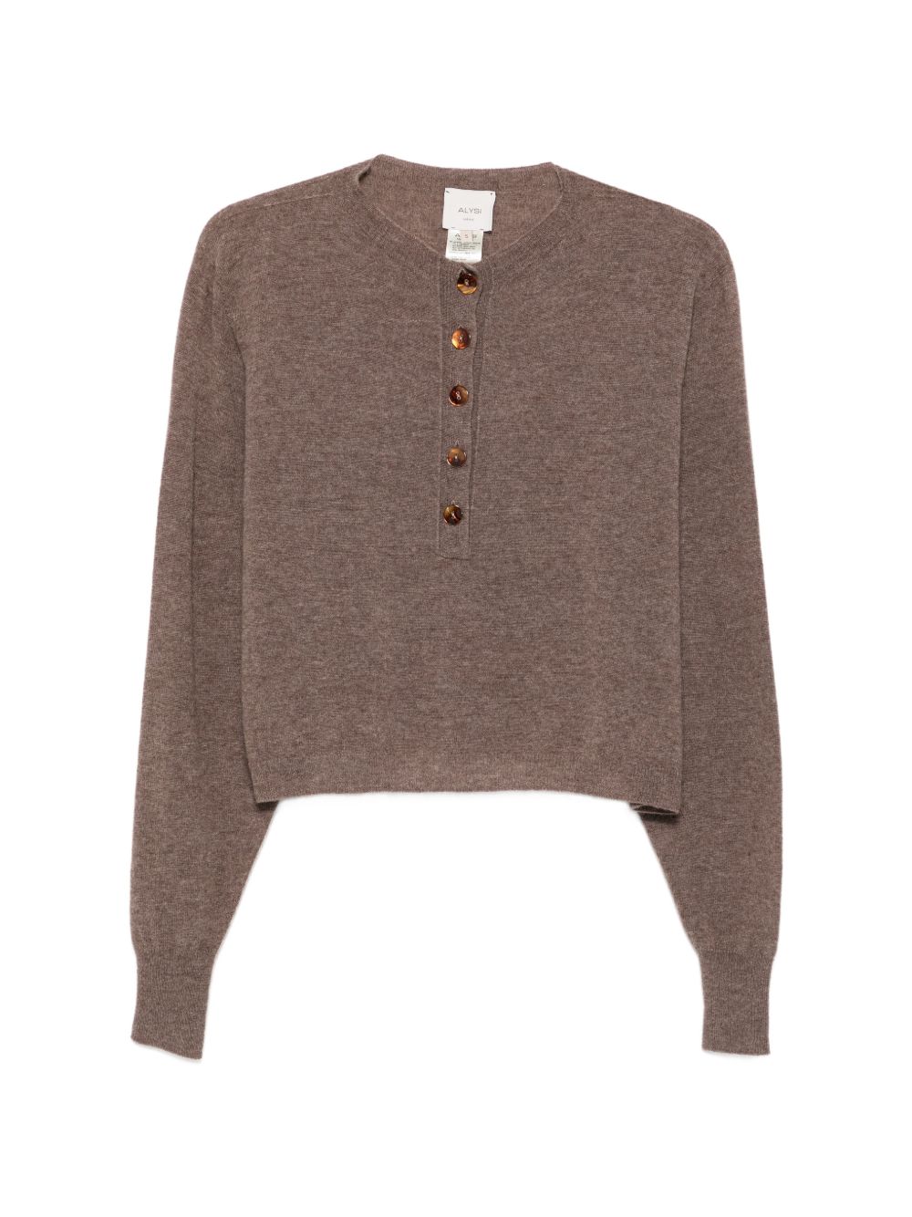 Maglia in Cashmere Castagna 266429A6008 CAST ALYSI 