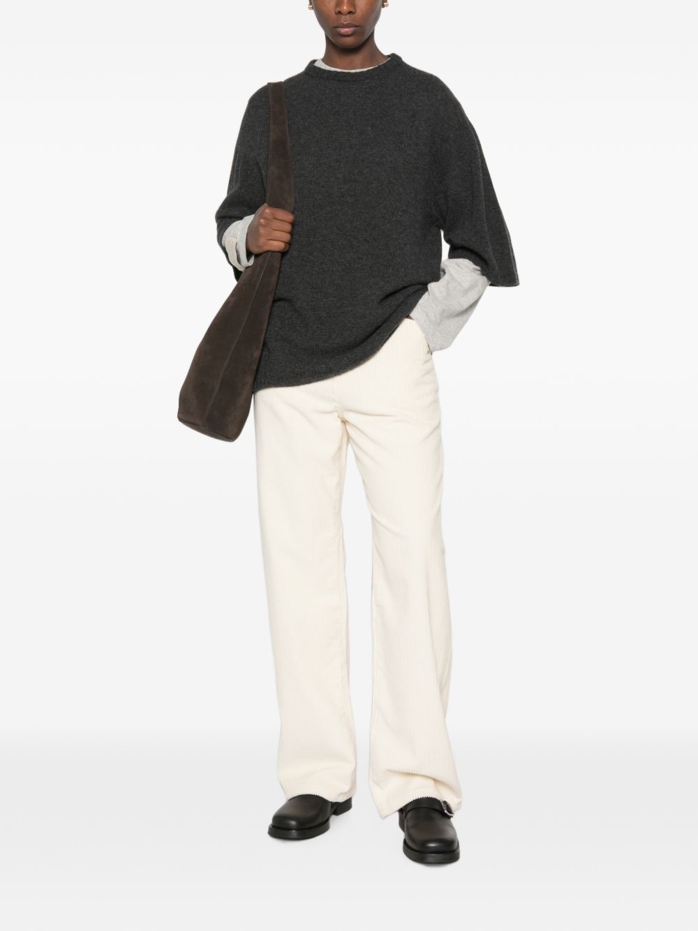 T-shirt in Cashmere Antracite 266473A6213 AN ALYSI 