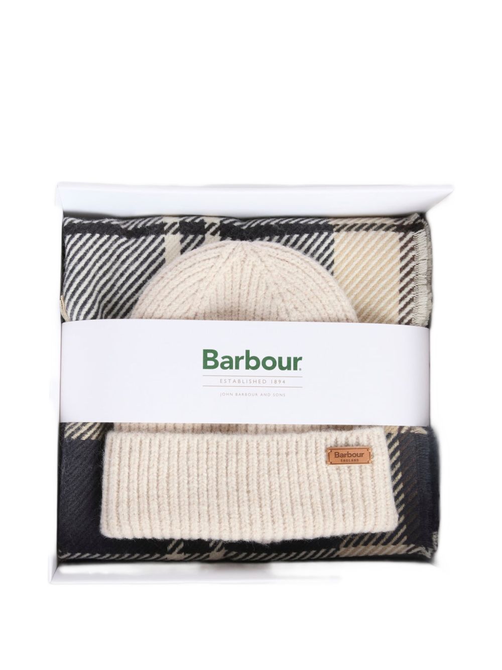 Set Light Birchwood Tartan LGS0094 TN26 BARBOUR 