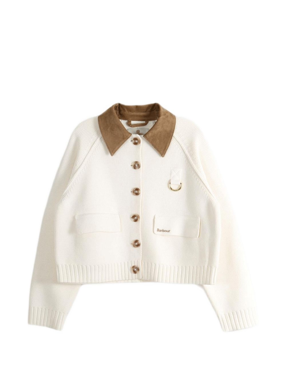Cardigan in Lana Ecru LKN1794 CR31 BARBOUR 
