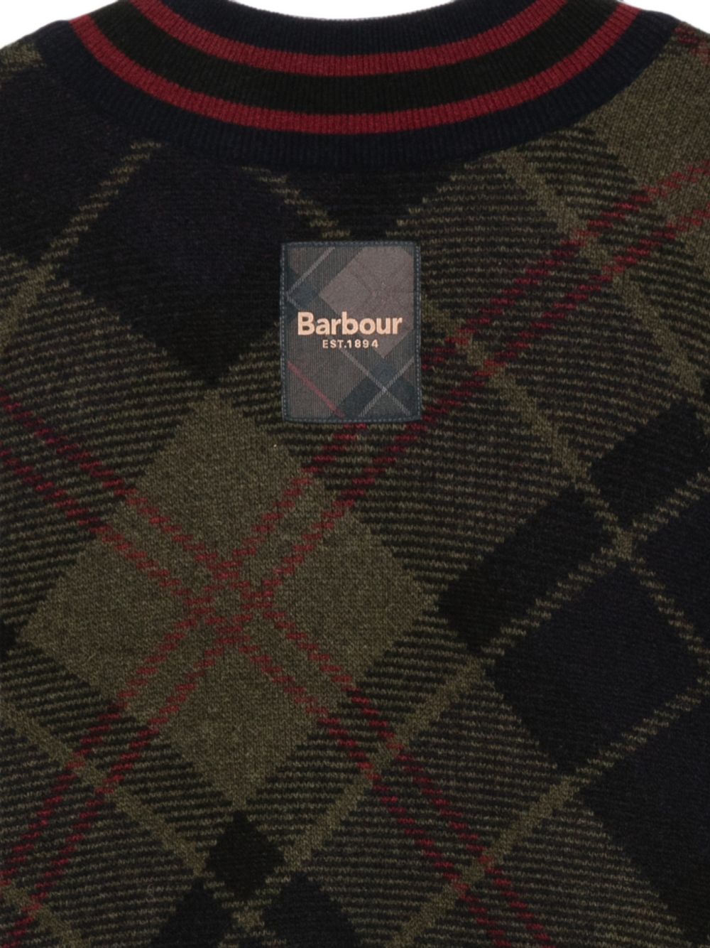 Maglione in Lana Shadow Classic Tartan LKN1841 TN43 BARBOUR 