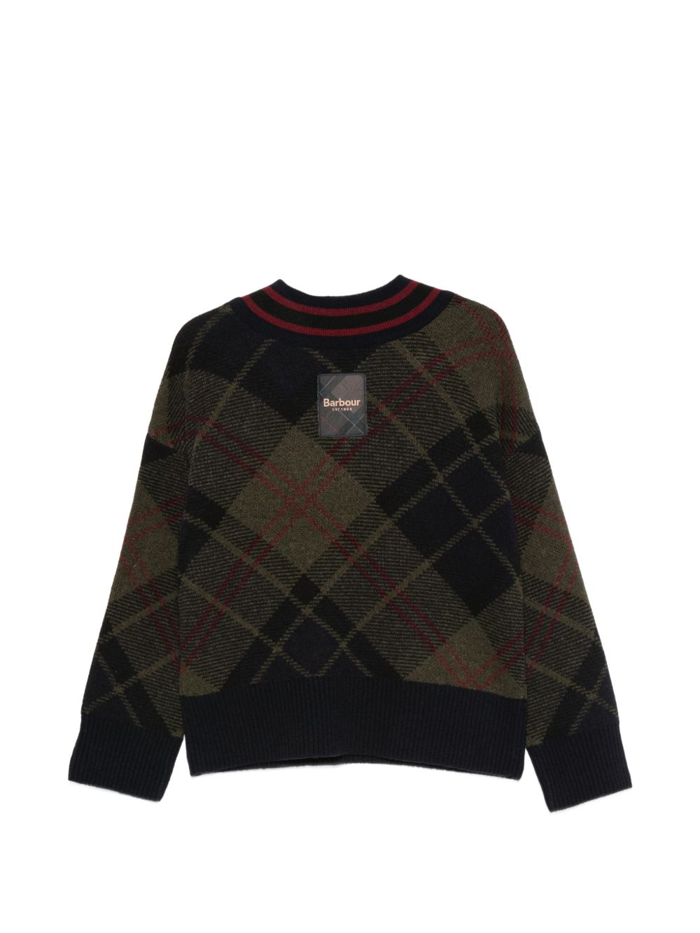 Maglione in Lana Shadow Classic Tartan LKN1841 TN43 BARBOUR 