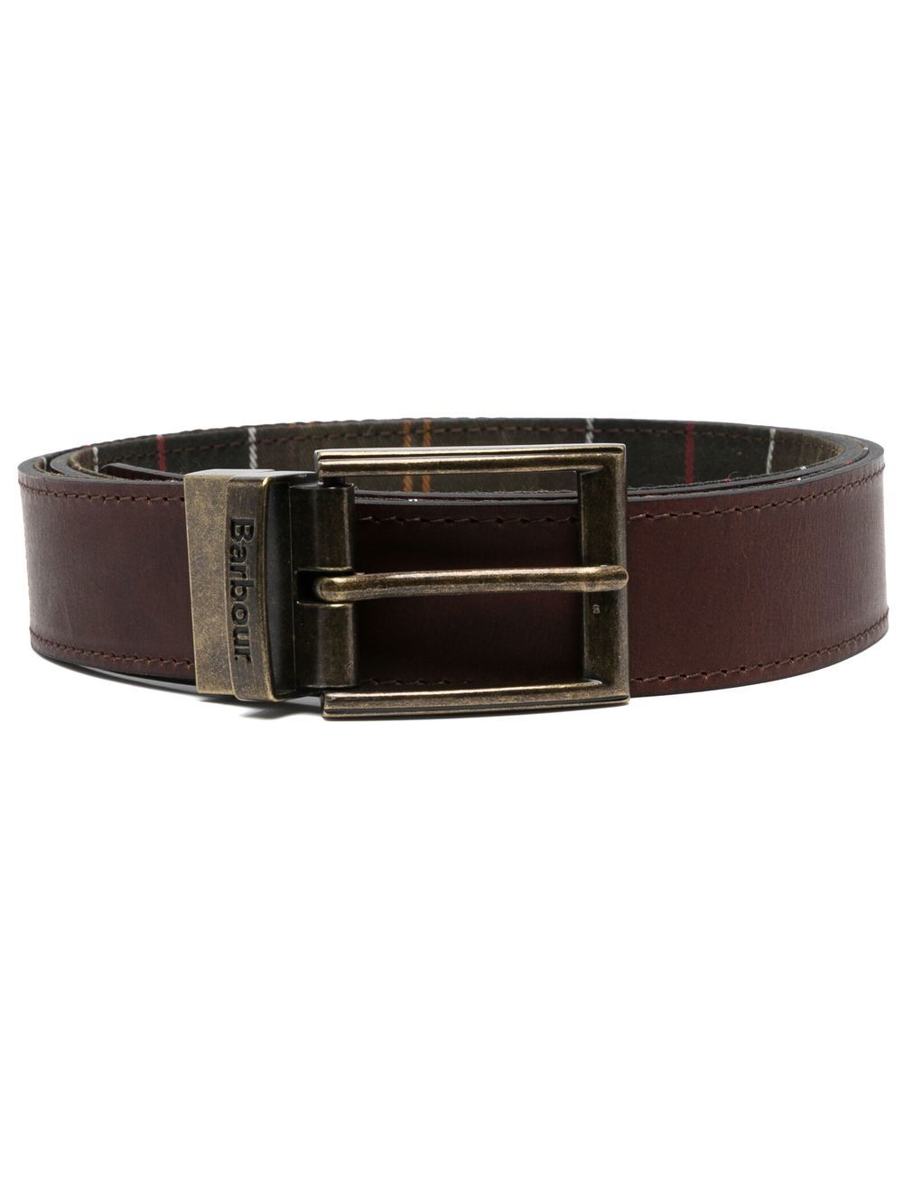 Cintura in Pelle Classic Tartan/Brown MAC0364 TN11 BARBOUR 