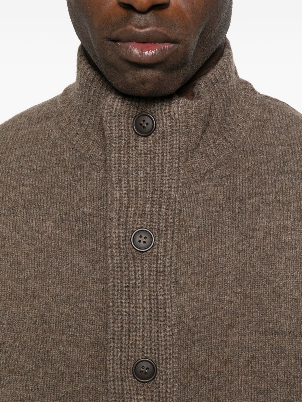 Cardigan in Lana Dark Stone MKN0731 ST52 BARBOUR 