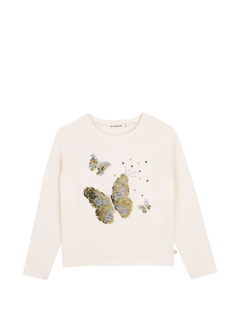 Ceremony t-shirt in jersey, maniche lunghe, illustrazione sul davanti con reversible paillettes. Vestibilità comfort. U22369 121 BILLIE BLUSH KIDS 