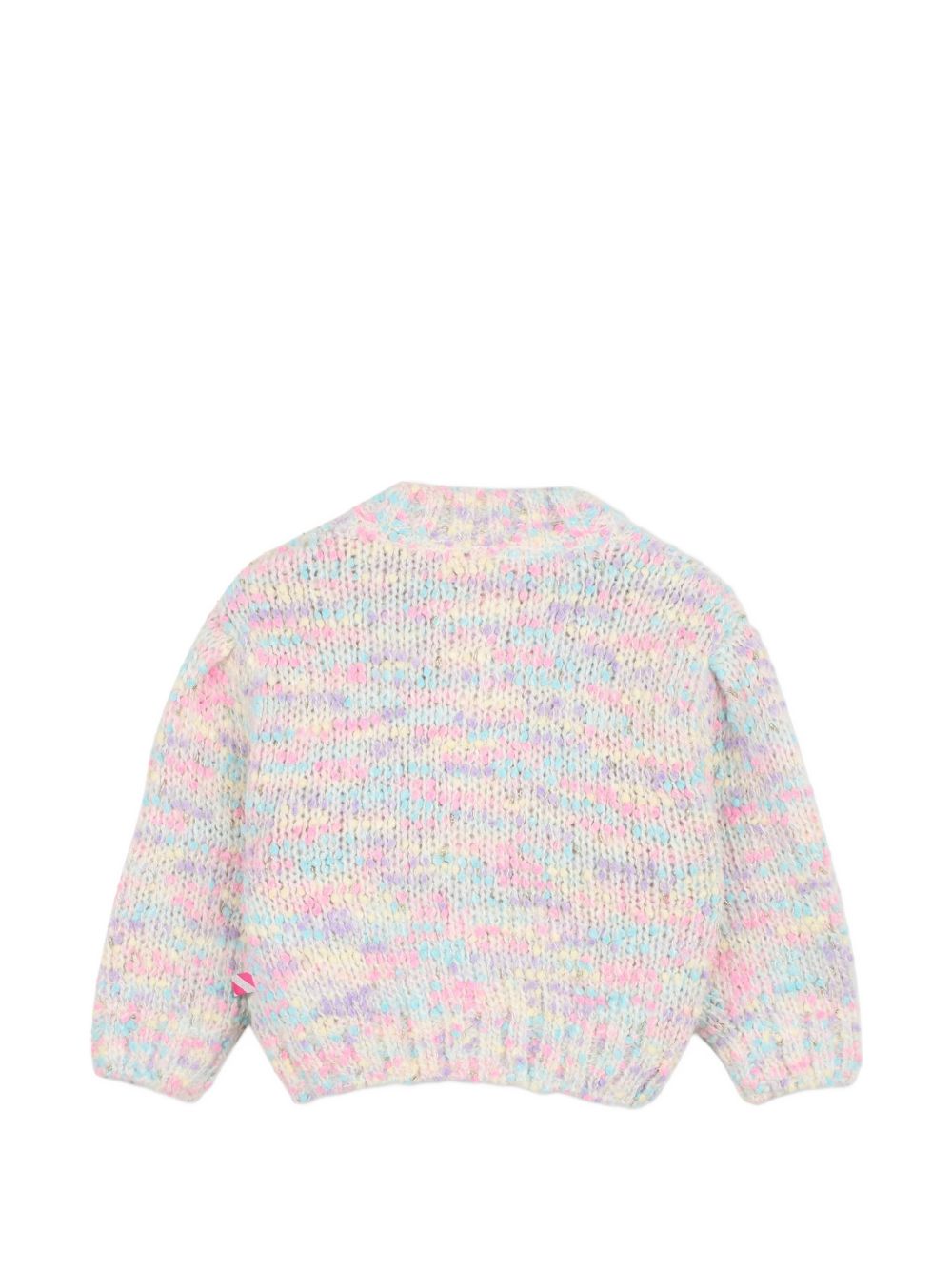 Cardigan in maglia, filato fantasia, chiusura con bottoni sul davanti. U22457 Z41 BILLIE BLUSH KIDS 