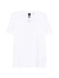 T-shirt con stampa sul retro bianca