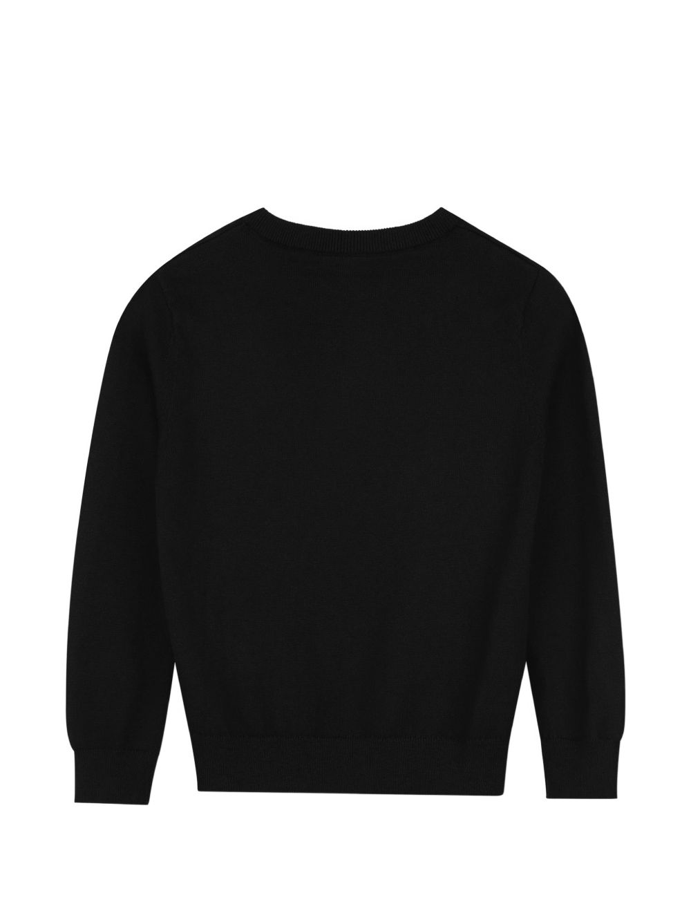 Round-neck knit felpa con three iconic jacquard stripes. Double b badge nel middle of iconic stripe. Raiser boss. J53389 09B BOSS KIDSWEAR 