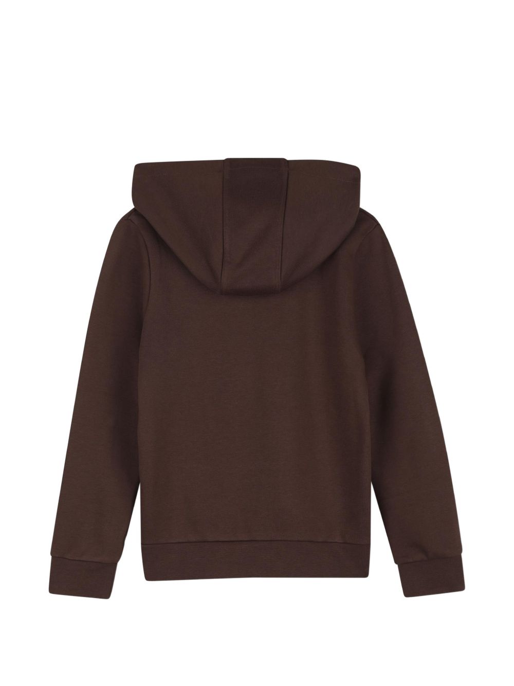 Con cappuccio sweatshirt in fleece, cotton, polyester. Large boss flock logo centered on chest. Davanti tasca. J53400 343 BOSS KIDSWEAR 